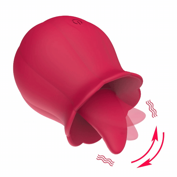 the rose sexual toy sucking vibrator with tongue