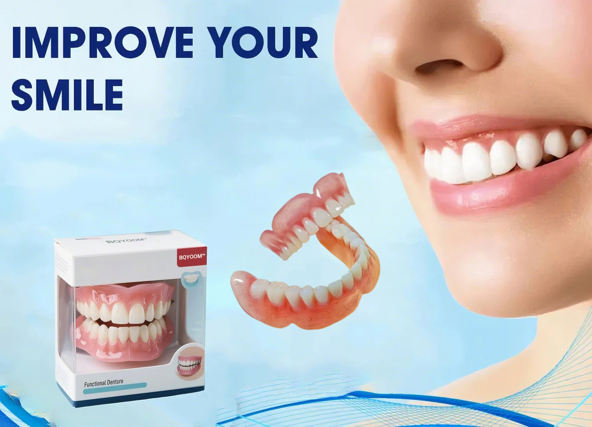 BQYOOM™ Multi-Functional Shaping Silicone Denture Set