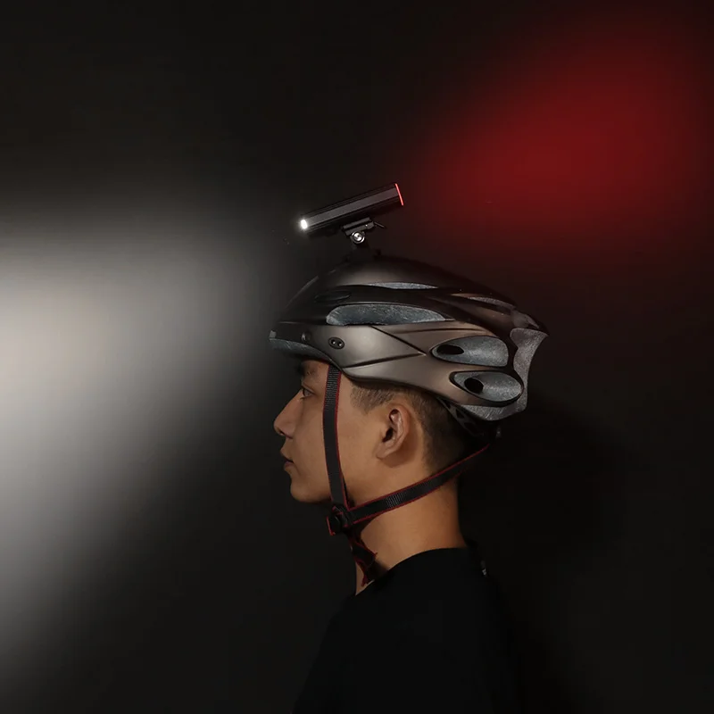  V20CH-600 Bike Helmet Headlight & Taillight 2 in 1 