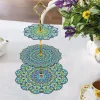 DIY Diamond Art Painting Three Layer Afternoon Tea Display | Mandala