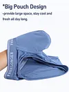 FreeLonger Men's Comfy Separate Big Pouch Boxer Briefs