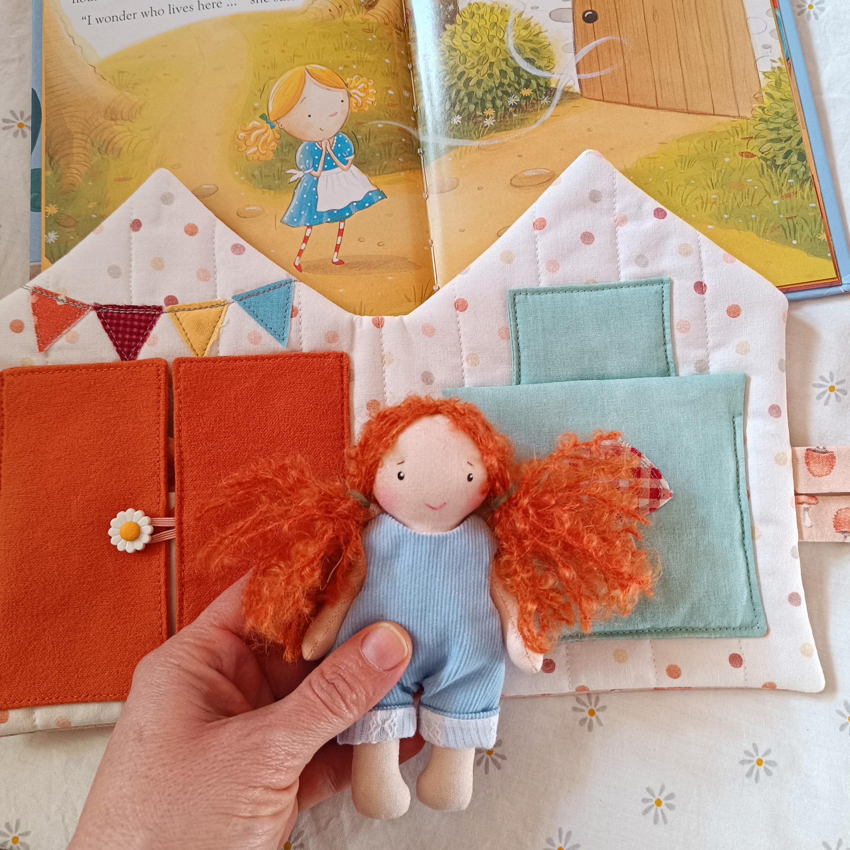 Sewing Doll & House Template Set - With Instructions