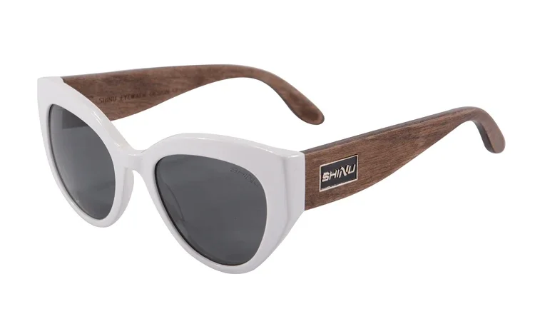 SHINU luxury acetate sunglasses y2k sunglasses polarized handmade glasses wood 2024 trend fashion women eyewear