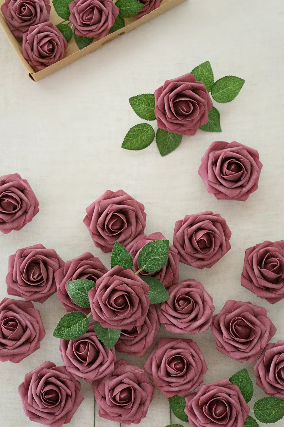 3" Foam Rose with Stem - 56 Colors