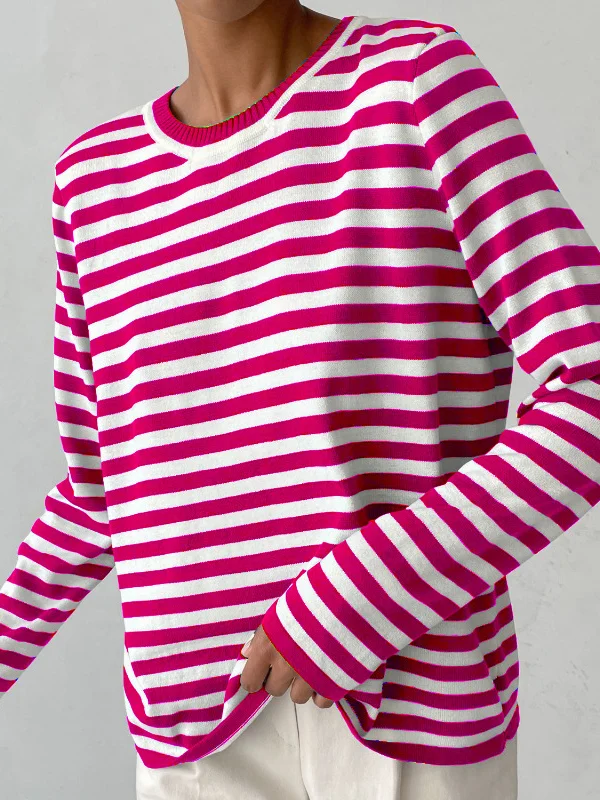 Casual Solid Split Joint V Neck Tops Sweater