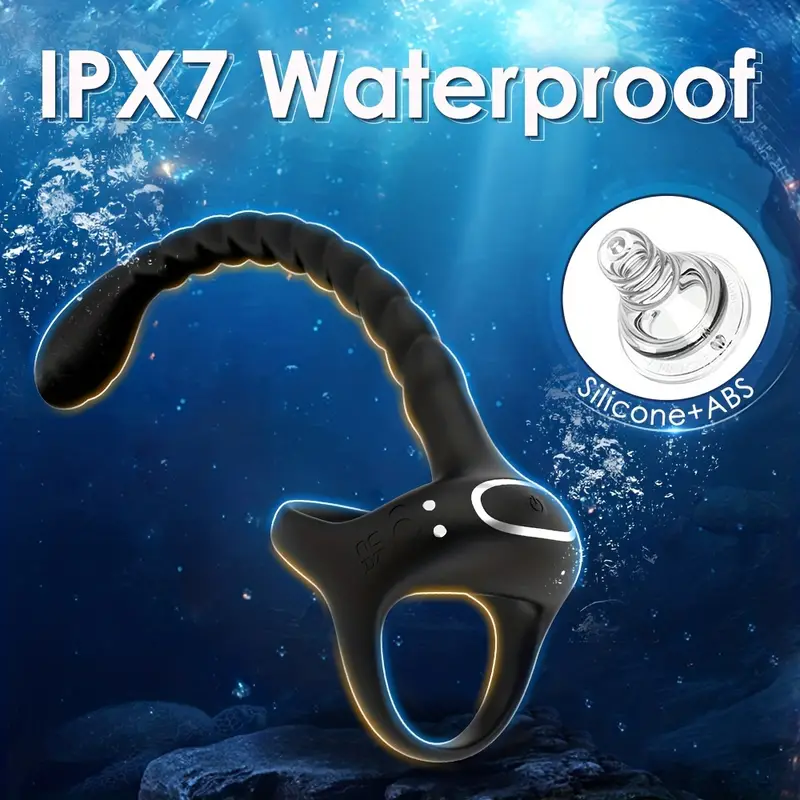 1pc vibrating cock ring prostate stimulator with double mini bullets anal adult couples sex toys for men remote control anal butt plug prostate massager penis ring vibrator male sex toy 10 modes silicone vibrators for men pleasure details 6