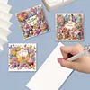 6Pcs Diamond Painting Birthday Wishes Diamond Painting Greeting Card for Adults Beginners