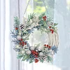 Diamond Painting Christmas Wreath Pendant