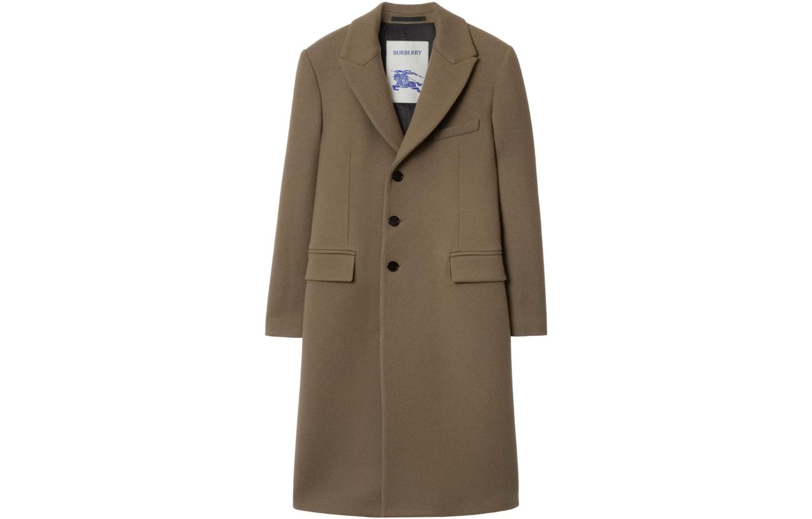 Burberry Coats Men Taupe
