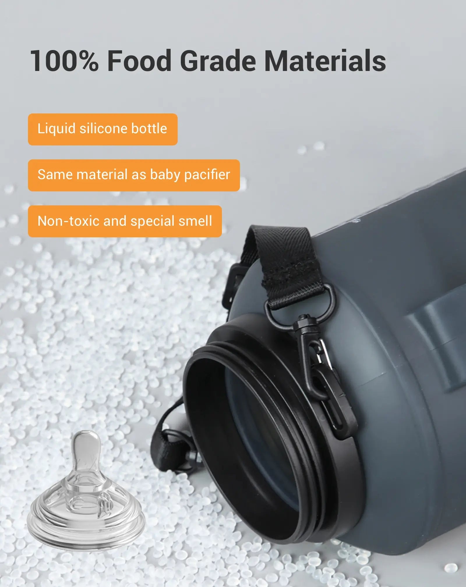 100% Food Grade Materials