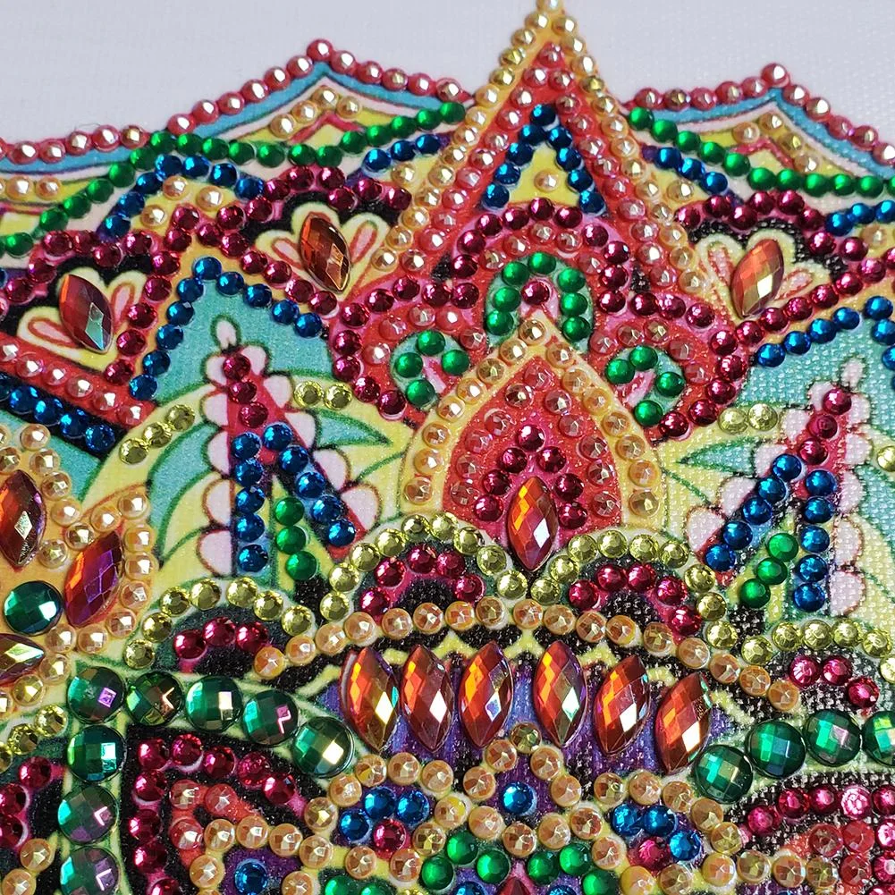 Diamond Painting - Special Shaped Drill - Mandala Flower(30*30cm)