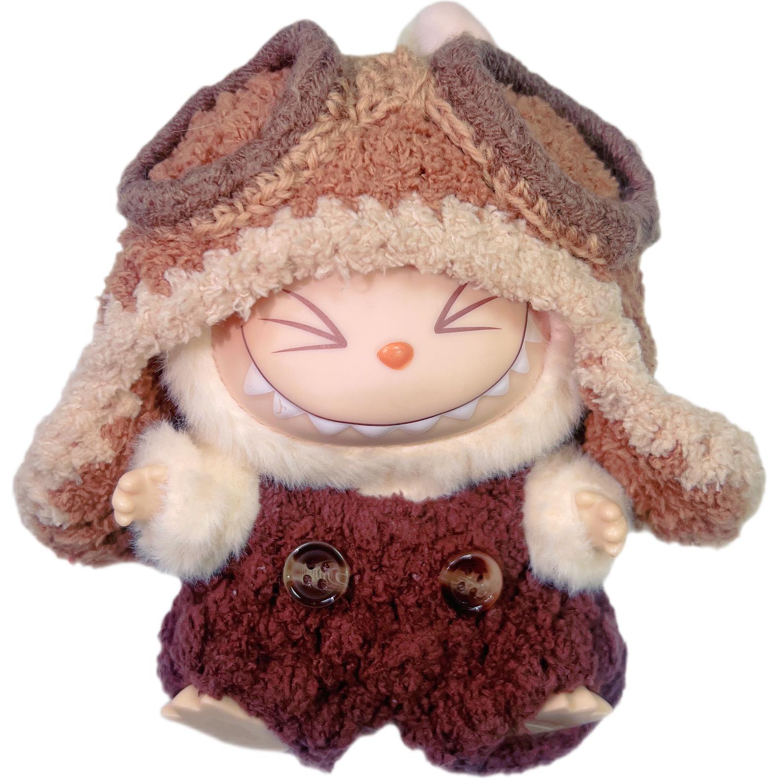 [Modified Doll] POP MART Labubu Sitting Party Collection Sweet And Confirmed, Flight Dream, Cute Hang Tag Box 15cm