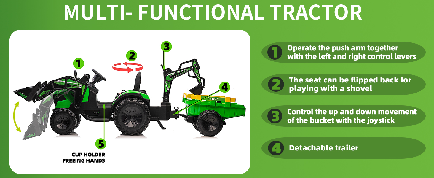 24V Ride on Toy for Big Kids