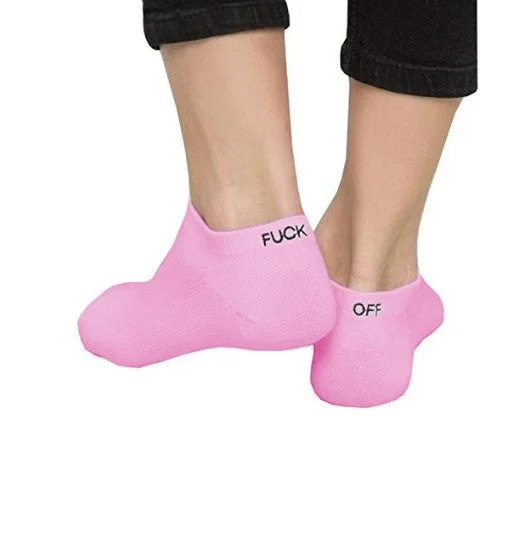 Letter Print Embroidery Unisex Ankle Socks