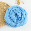 Solid Color Soft Cotton Linen Scarf Women Hijab Shawl