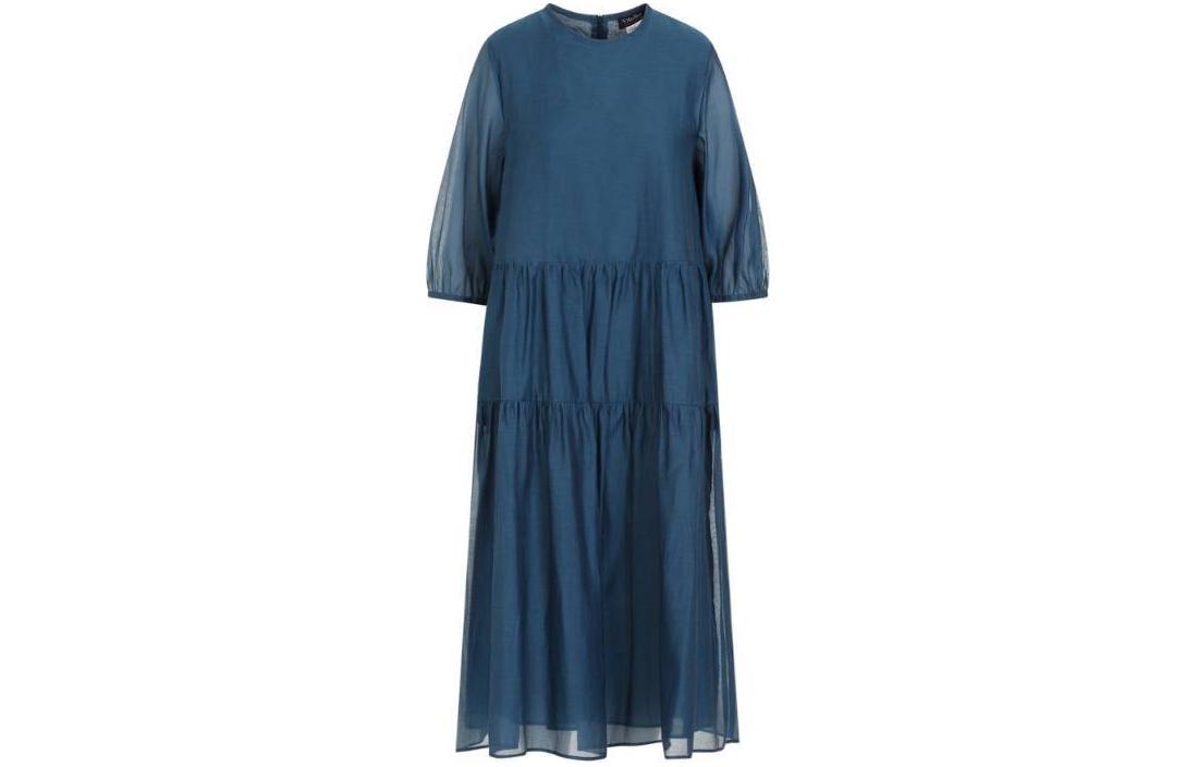 'S MAX MARA Short-Sleeved Dresses Women's Blue
