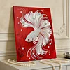 DIY Pearl Painting Lucky Koi for Home Wall Decor with Frame(40*30cm)