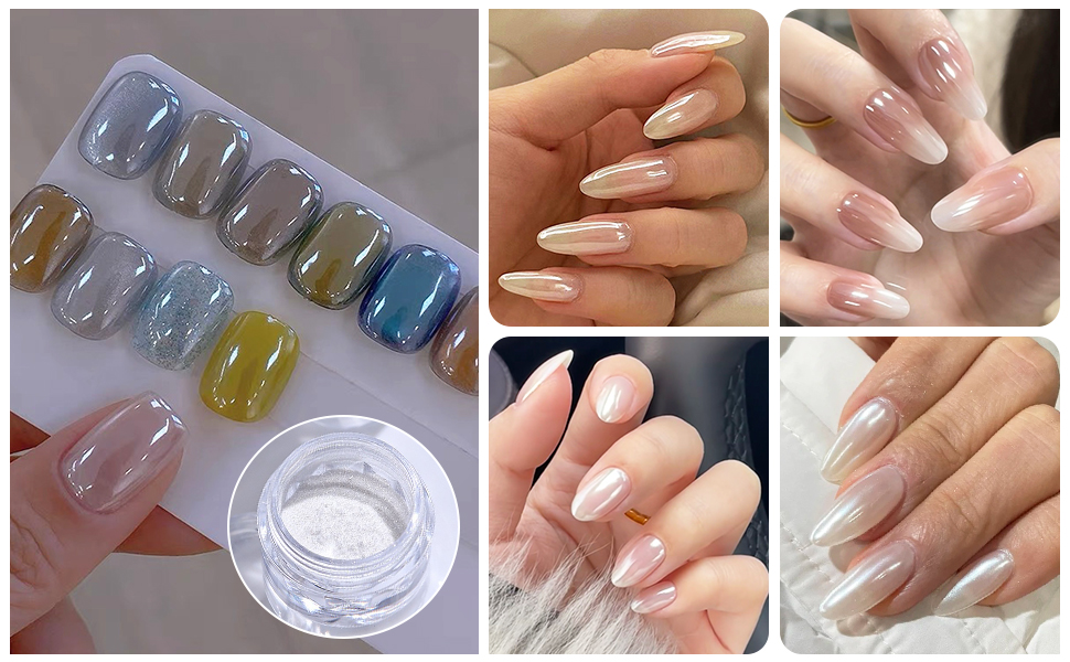 chrome powder for nails