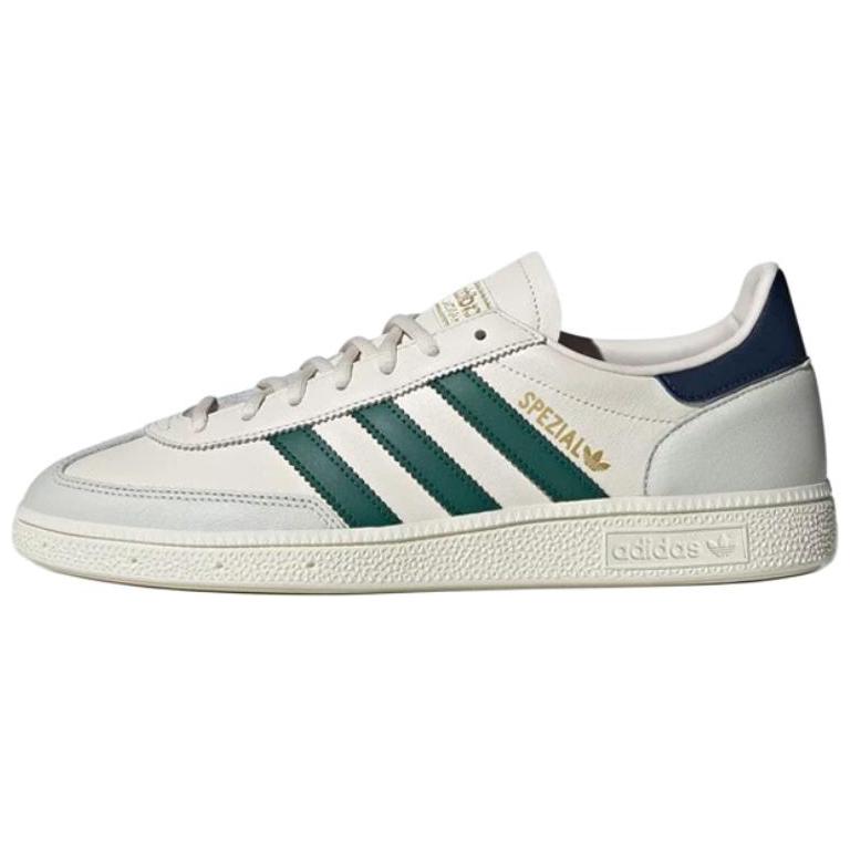 Adidas Originals Anti-Slip Wear-Resistant Low-Top Skateboard Shoes Unisex White Green