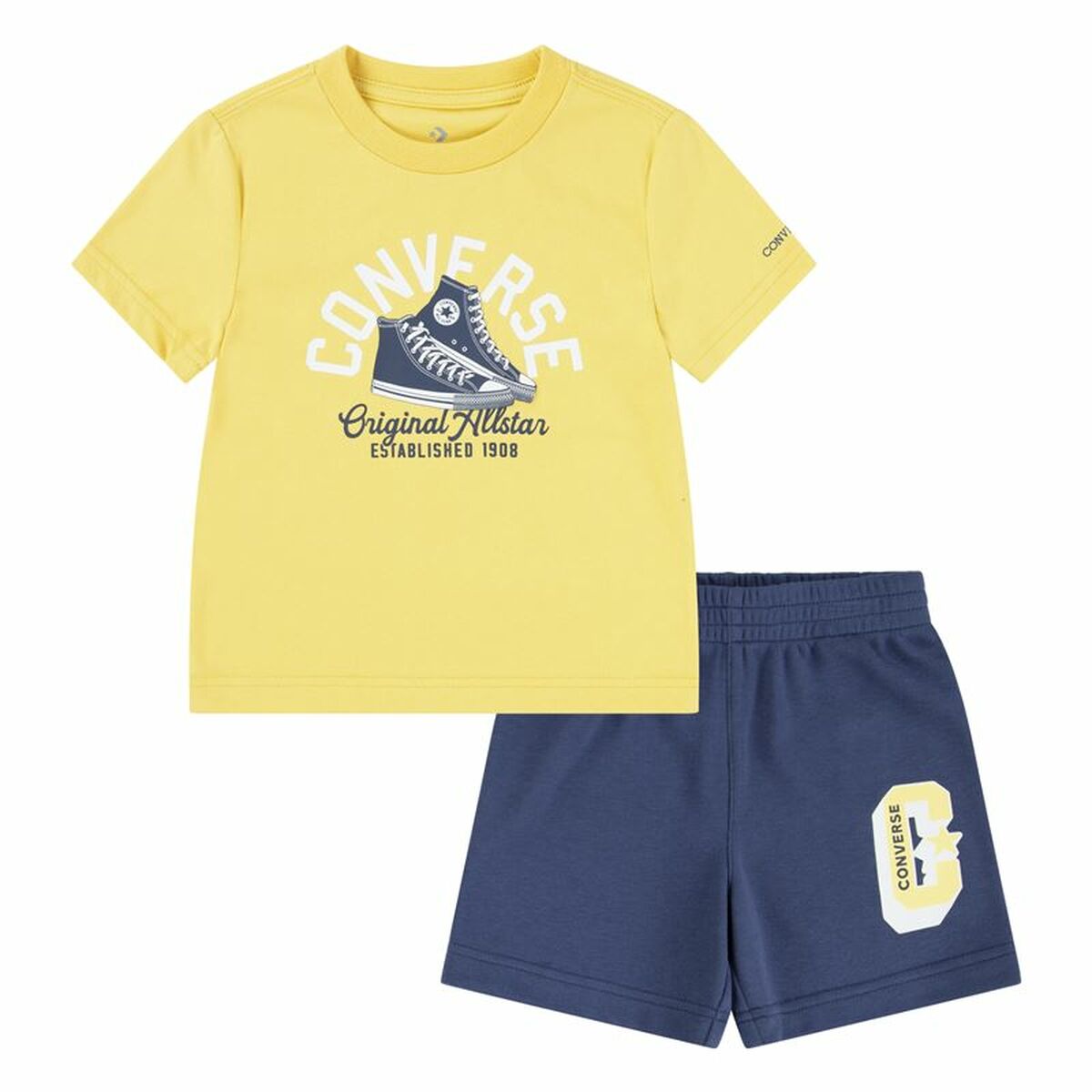 Sports Outfit for Baby Converse Cnvb Retro Remix Blue Golden