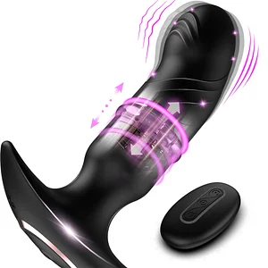 Sliding Anal Vibrator Male Prostate Massager Anal Vibrator With 10 Sliding And Vibrating Modes