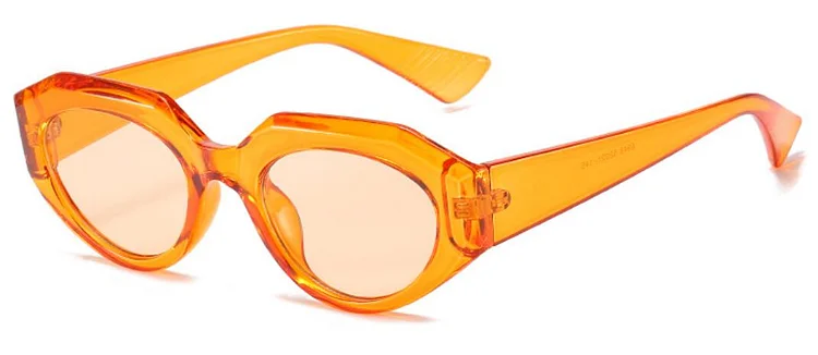 2024 New Vintage Cat Eye Sun Glasses Sexy Small Frame Retro Sunglasses Women Luxury Brand Designer Polygon Popular Eyewear UV400