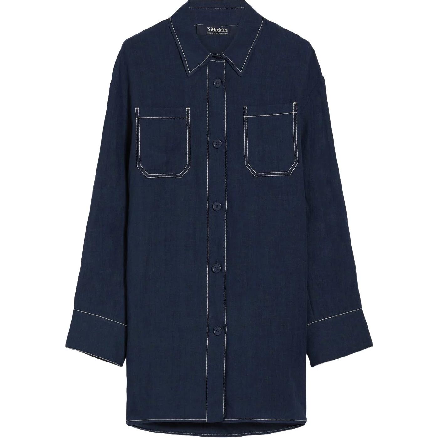 'S MAX MARA Buttoned Long-Sleeved Top