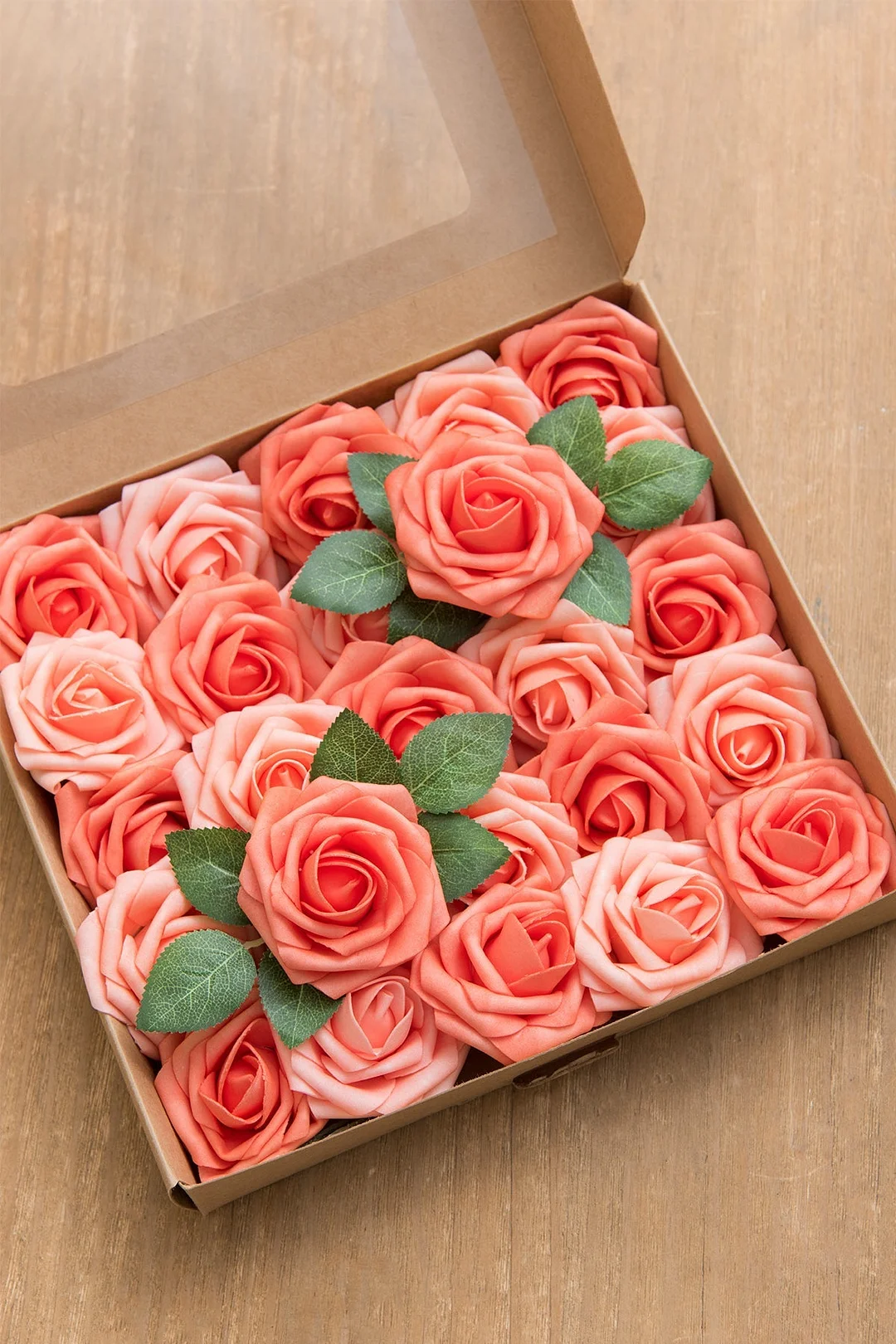 3" Foam Rose with Stem - 56 Colors