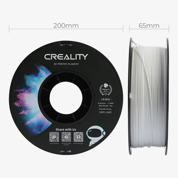 CR PETG 1.75mm 3D Printing Filament 1kg