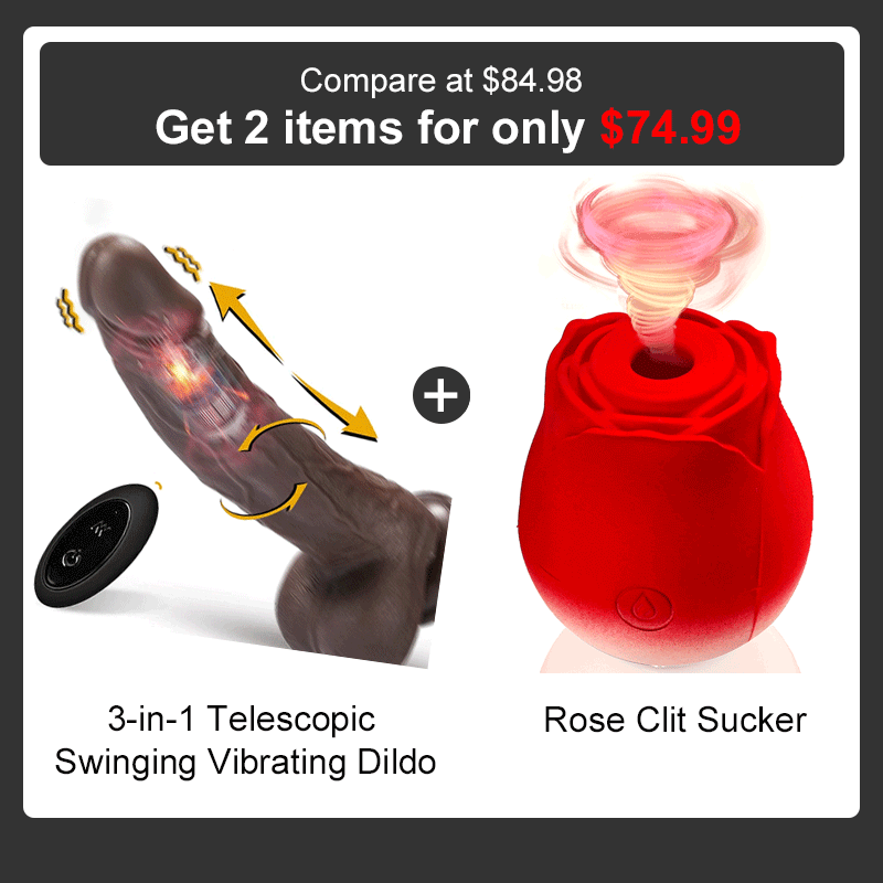 K25 Black Coffee Color 8.66-inch Simulation Penis Wireless Telescopic Rotation Vibration