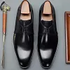 Mens Green Derby Dress Shoes 