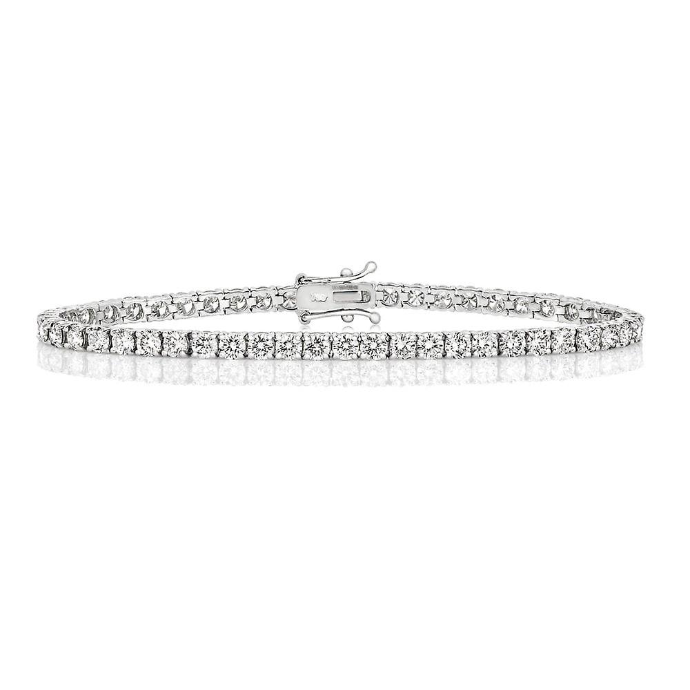 Diamond Jewellery 18ct Gold Tennis Bracelet BDQ714 H5
