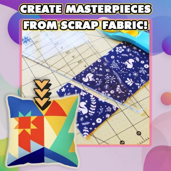 QuikMeasure 22.5&deg; Triangular Quilting Ruler