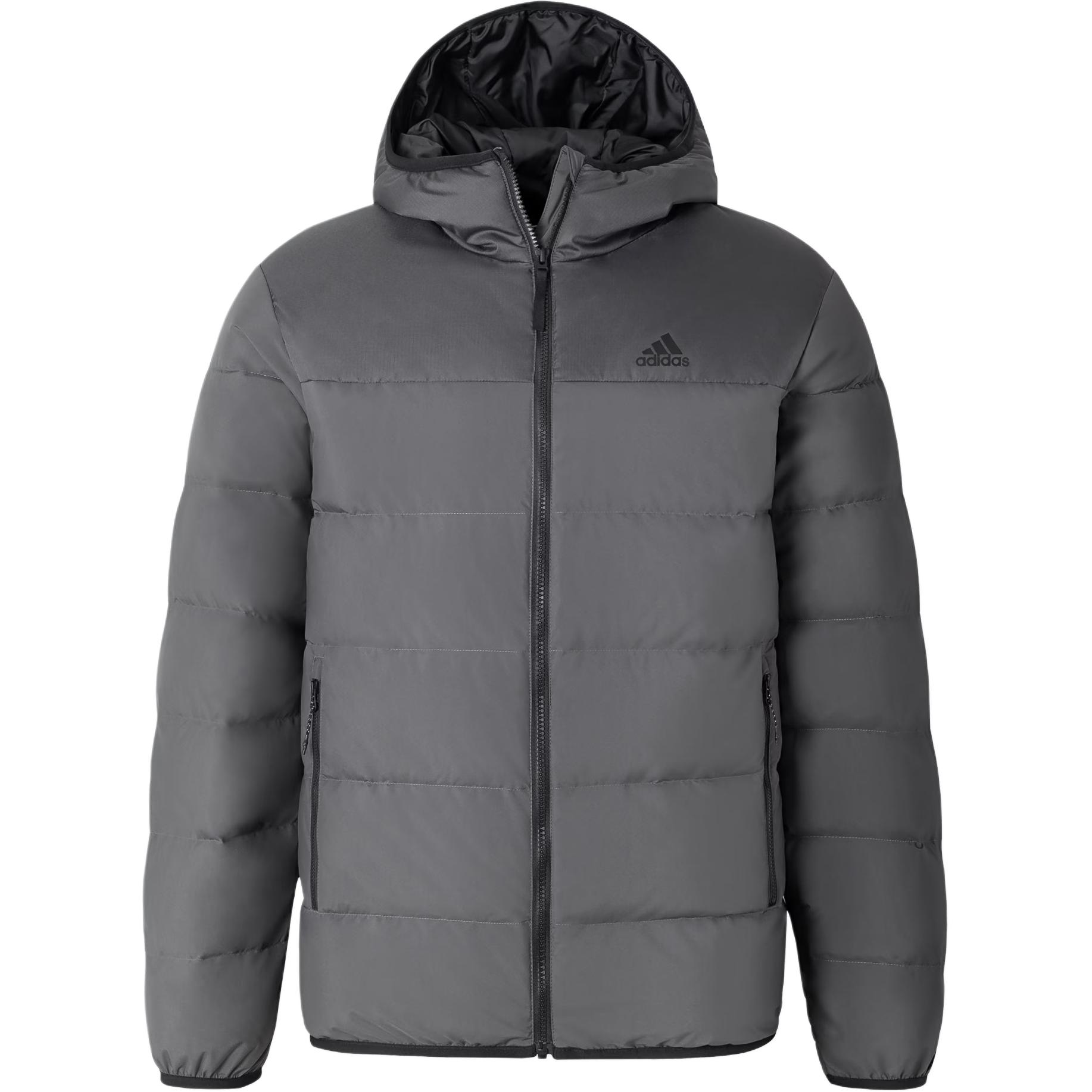 Adidas Down Jackets Men Dark Gray