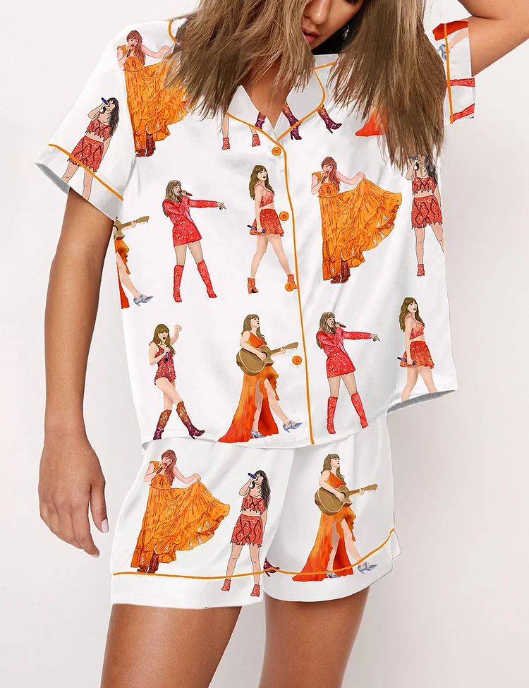 Women&rsquo;s T.S Orange The Life Of A Showgirl Pajama Set