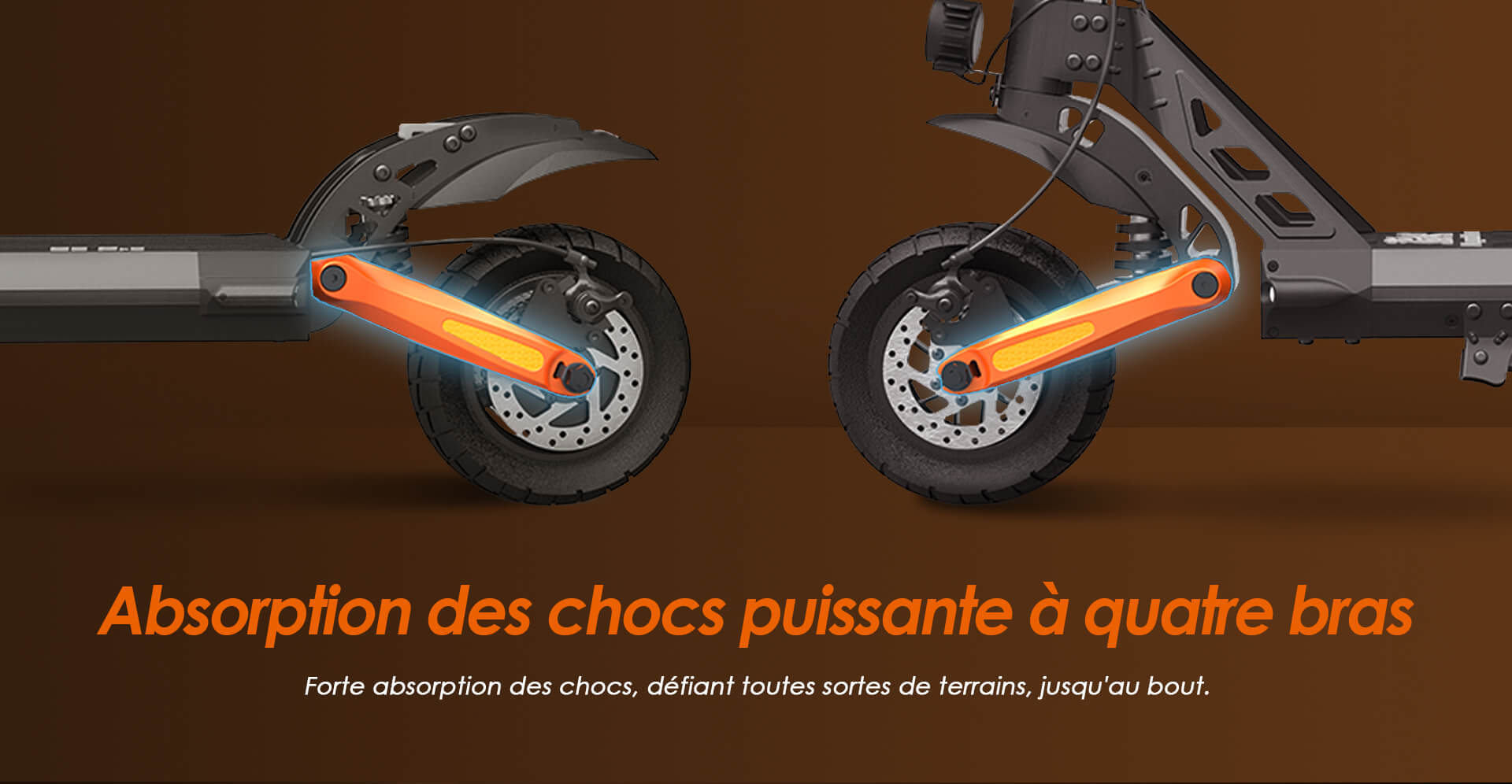 KUGOO G2 Pro Trottinette électrique pliant Moteur sans balais 600W Vitesse  maximale 45 km/h Portée maximale de 50 km