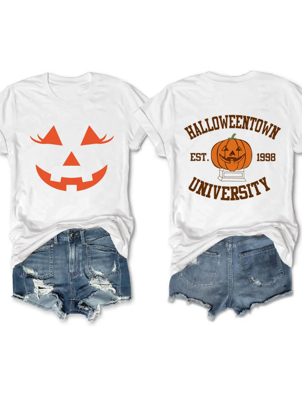 Smile Pumpkin Halloweentown Est 1998 T-Shirt