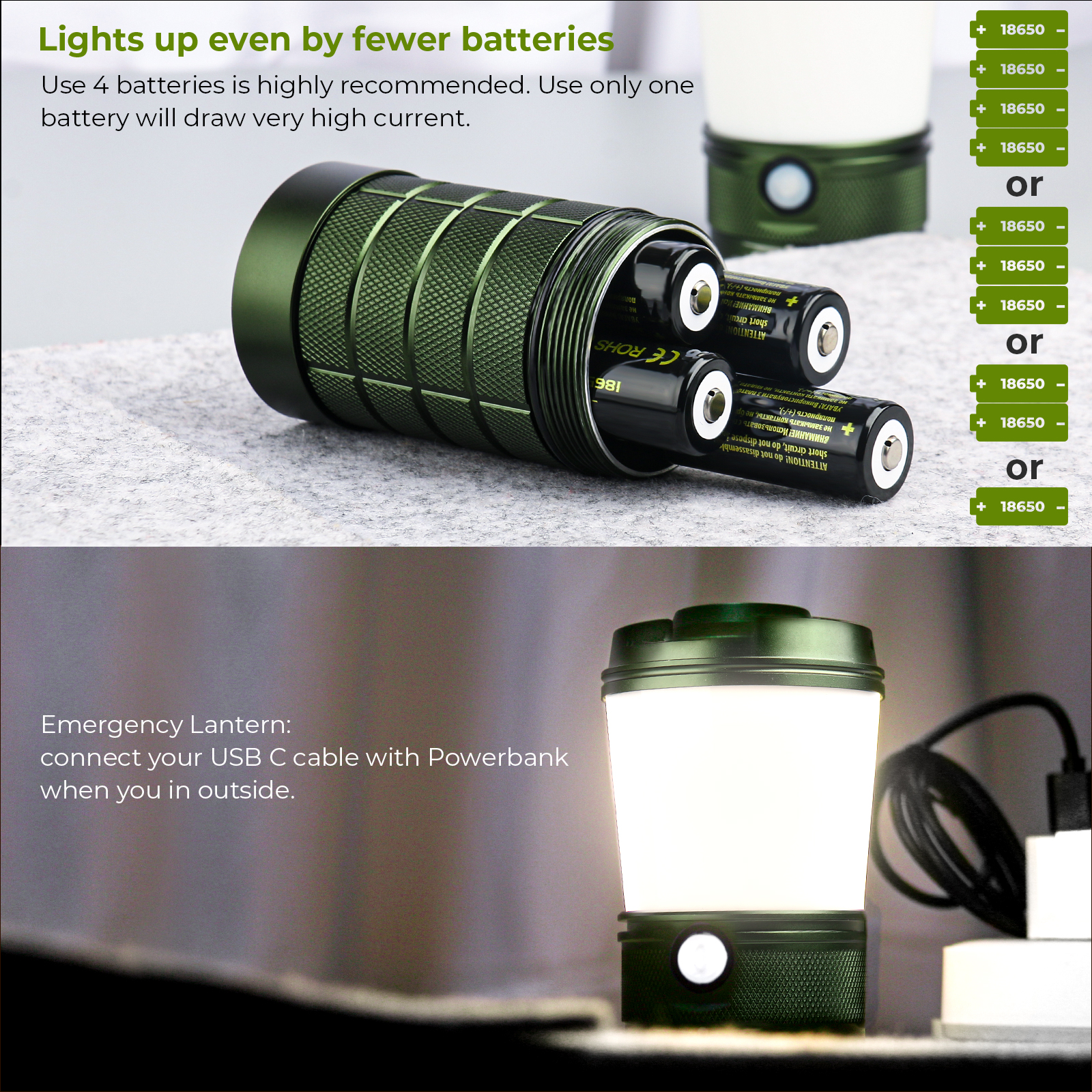 Sofirn BLF LT1 Rechargeable Lantern with Power Bank Function