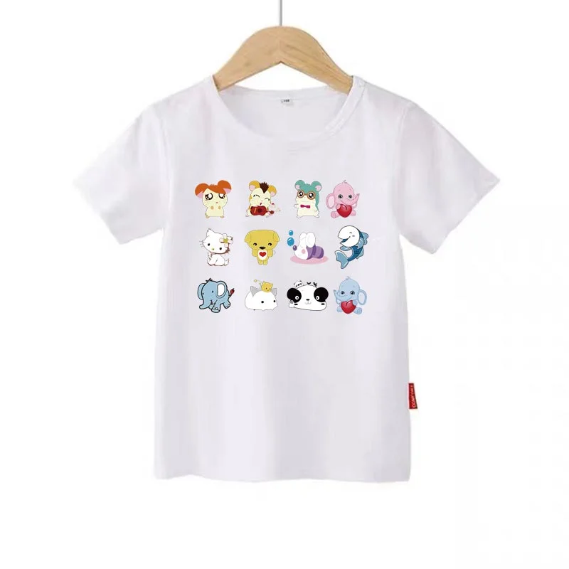 Cute Animals Heat Sticker On T-shirt DIY A-levels Iron On Transfer For Clothing Beautiful Design On Kid Clothes Patch Decoration