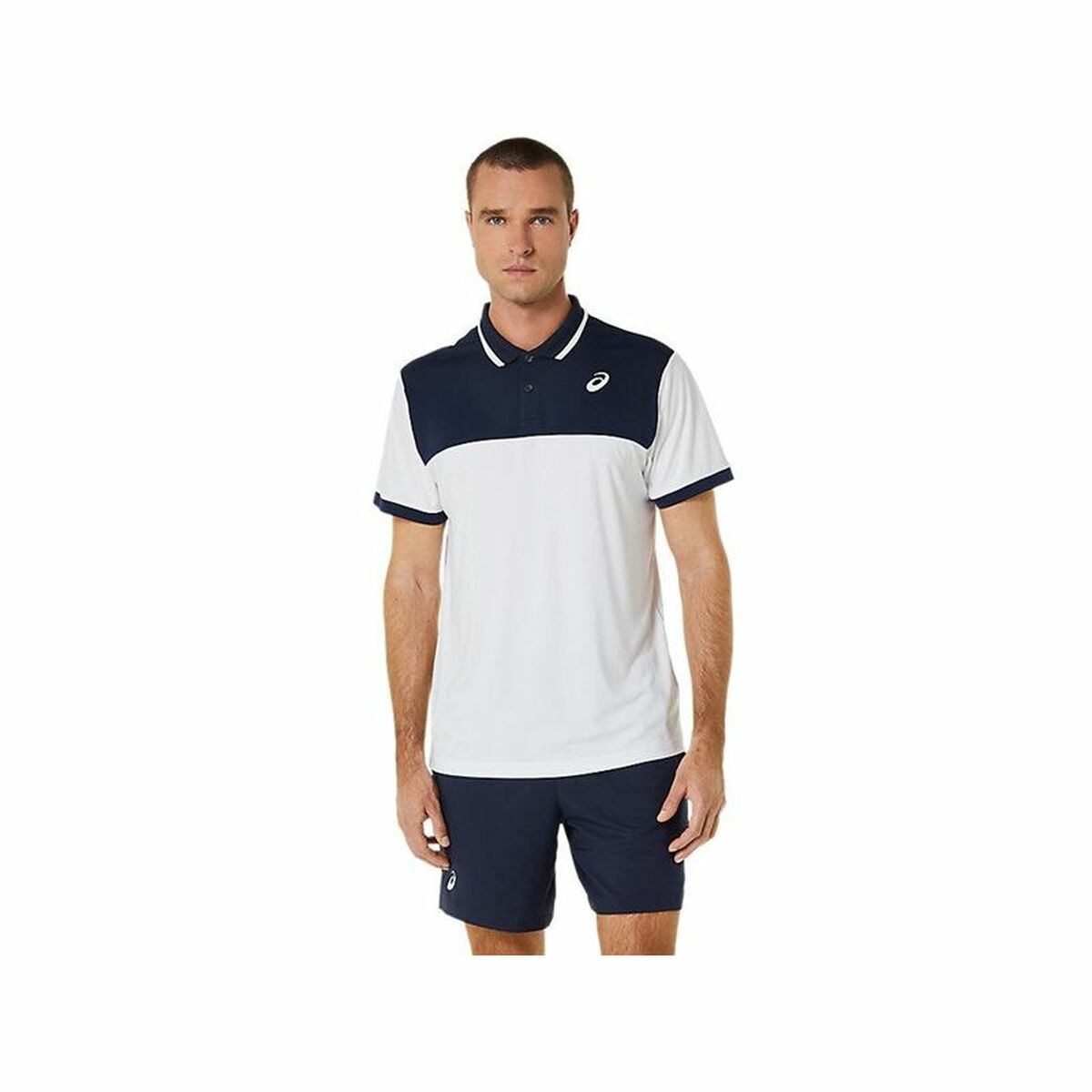 Men&rsquo;s Short Sleeve Polo Shirt Asics Court White