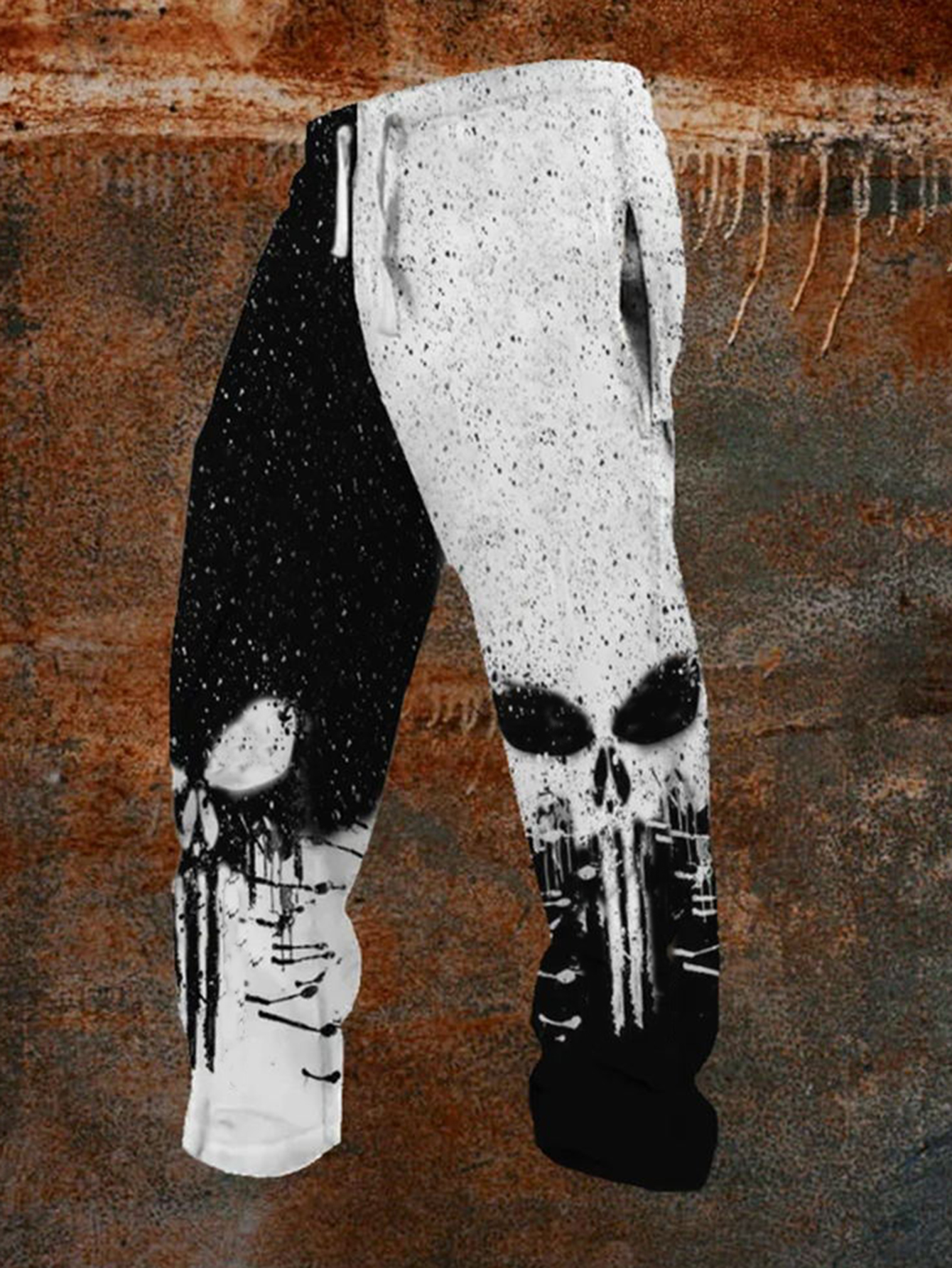 Men's Viking Skull Contrast Sweatpants