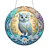 Diamond Painting Owl Pendant for Home Garden