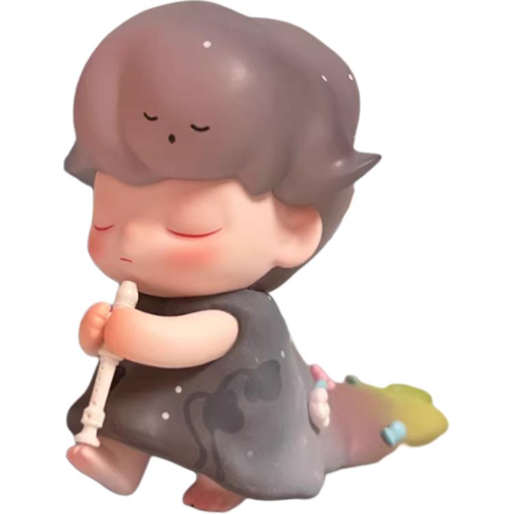 POP MART Dimoo Version With Closed Eyes Hang Tag Box 7.5cm