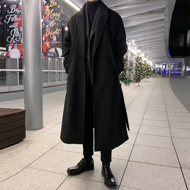 Black Samurai Battle Tweed Coat