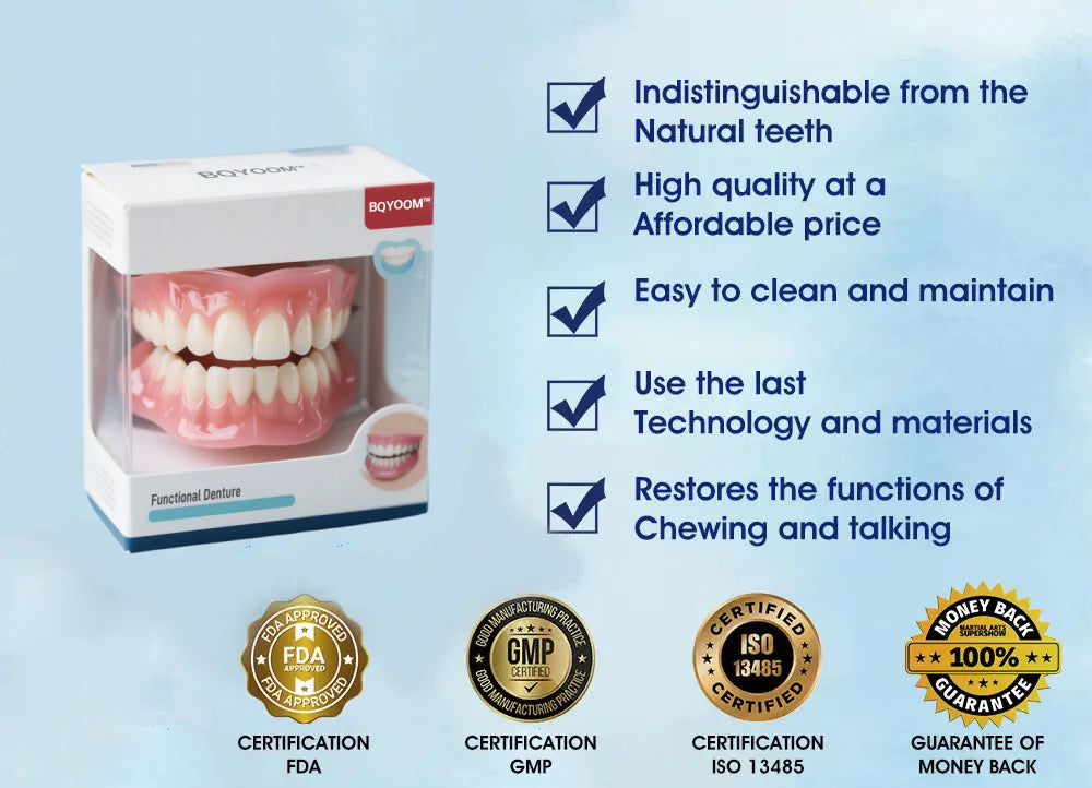 BQYOOM™ Multi-Functional Shaping Silicone Denture Set