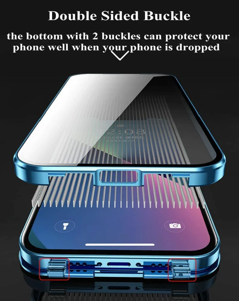 iPhone Privacy Double-sided Glass Phone Case