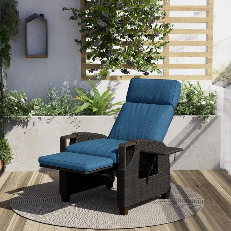 GRAND PATIO Air Pump Reclining Chair with Independent Back and Leg Adjustment