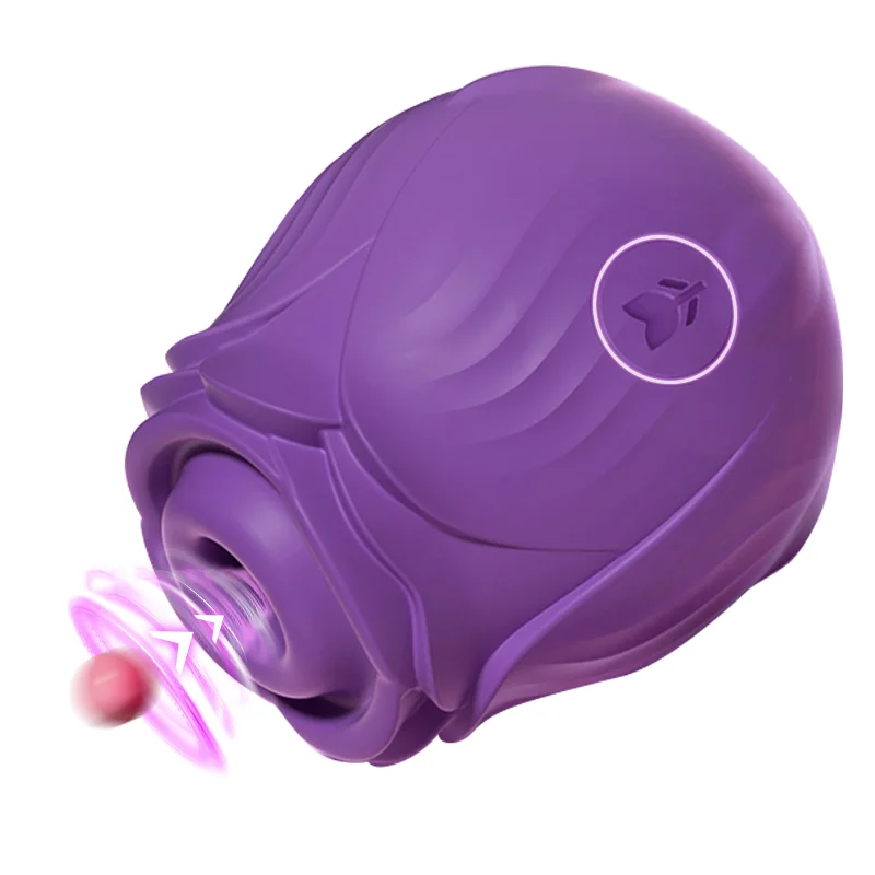 Violet Crown Rose Clitoral Sucker with 10 Sucking Modes