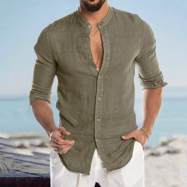 Casual Linen Shirt-inspireuse