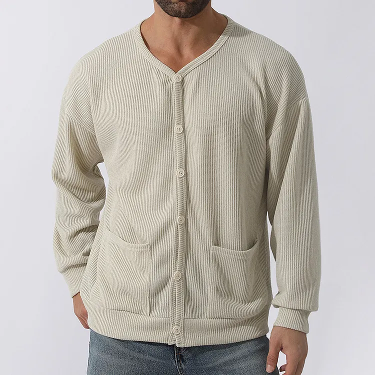 PASUXI Fashion Men's Sweater Jackets for Outdoor Men Pullover Knitted Custom Logo Cardigan Sweater for Men huanwei